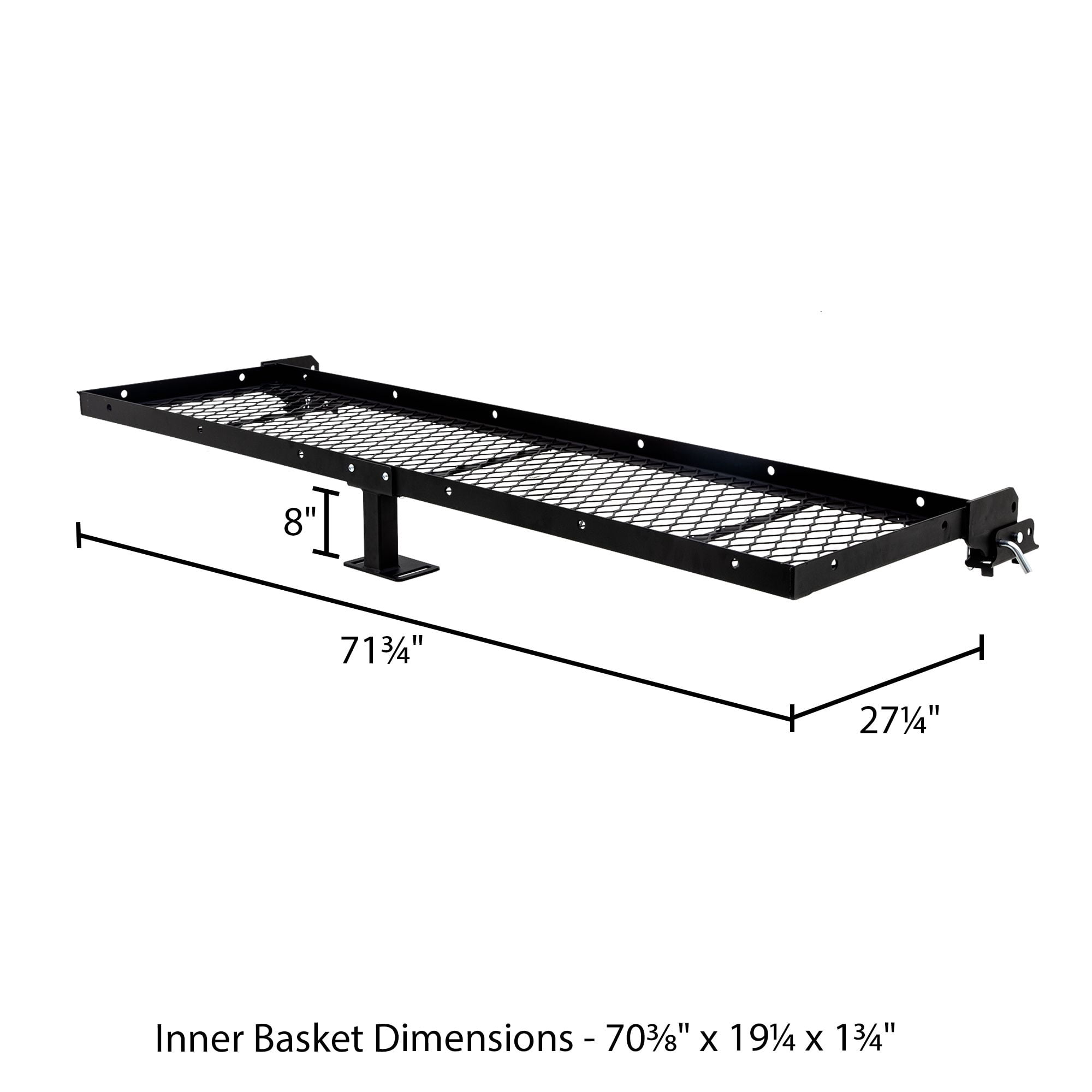 RV Cargo Rack, 200 lb Cap, for Camper / 5th Wheel, 71.5in W, Elevate Outdoor