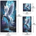 thumbnail image 3 of Coolnut Unicorn Bathroom Towel Set Absorbent Soft 3-Piece Bath Towel Hand Towel Washcloth Decorative Towels for Bathroom Gym Hotel Beach Swimming Pool Washcloth Gift, 3 of 7