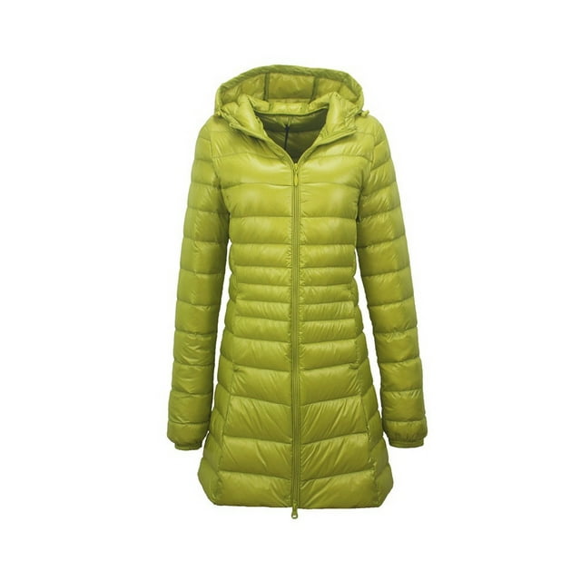 7XL 8XL Plus Long Down Jacket Women Winter Ultra Light Down Jacket Women With Hooded