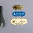 thumbnail image 2 of Designer Antioxidant Sign (Brushed Silver) - Large, 2 of 5