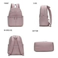 thumbnail image 5 of MKF Collection Tatum Women Backpack, Nylon Bookbag Purse Handbag Fashion Travel Daypack Bag by Mia K - Black, 5 of 8