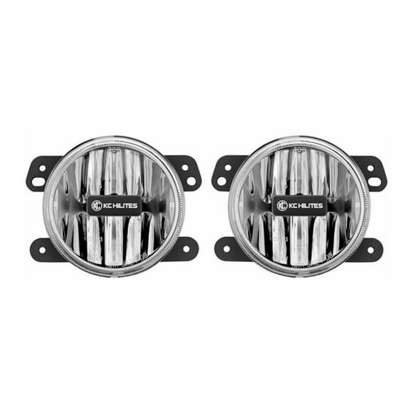 KC HiLiTES 497 4 Inch Gravity G4 Amber LED Vehicle Replacement Fog Lights, Pair