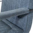 thumbnail image 5 of GT Chair in Navy Faux Leather with Black Sled Base, 5 of 5