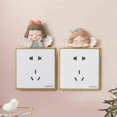thumbnail image 4 of Removable Switch Sticker, Cartoon Resin Angel 3D, Cartoon Wall Sticker Decor, Family Light Switch Decals DIY Kids Bedroom Car Office Home Decoration, 4 of 9