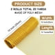 thumbnail image 2 of Cinta decorativa de malla TONIFUL, 2 rollos, 25 cm x 9 m, dorada, 2 of 7