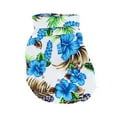 thumbnail image 2 of Midlee Blue Hibiscus Hawaiian Dog Shirt (Large)- Summer Big Pet Outfit Beach Pool, 2 of 7