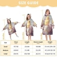 thumbnail image 3 of BZSMCE Wearable Blanket Hoodie Fashion Chick on Easter Egg Home Wear, 3 of 7