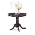 thumbnail image 3 of East West Furniture Antique 3-piece Dining Set with Wood Seat in Cappuccino, 3 of 4