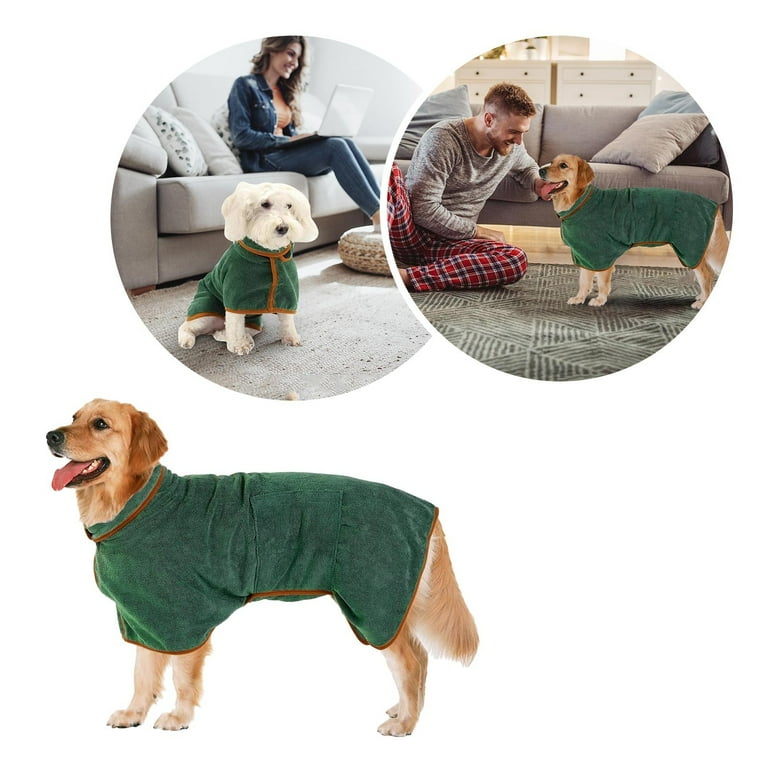 CICRKHB Dog Clothes Dog Cat Super Fast Drying Bath Towel Easy to