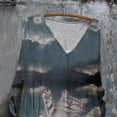thumbnail image 5 of Vestido HUOGUO Vintage Floral Manga 3/4 para mujer, talla grande, 5 of 5