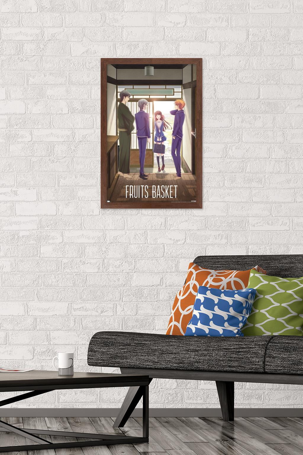 Fruits Basket - Teaser Protagonists Wall Poster, 14.725" x 22.375" Framed