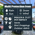 thumbnail image 5 of F&J Outdoors Premium Luxury Waterproof Outdoor Patio L-Shaped Cover - (57"Left+87"Right)W x 33.5"D x 31"H, 5 of 8
