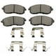 thumbnail image 1 of Balatas AG para Auto Delanteras para Nissan Sentra SER 2008 a 2012 2 Piezas Nuevas, 1 of 5