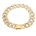 thumbnail image 4 of Tobillera con diamantes de imitación pulsera cubana joyería boutique cubana cadera ANGGREK  Otros, 4 of 8