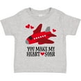 thumbnail image 3 of Inktastic Valentines Day Airplane Hearts Boys or Girls Toddler T-Shirt, 3 of 5