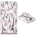 thumbnail image 6 of Coolnut 3 PCS Towel Beautiful Paris Eiffel Tower Love Heart Cotton Bath Towel Set (1 Bath Towel, 1 Hand Towel, 1 Washcloth) for Bathroom, Super Soft and Quick Dry Towels, 6 of 6