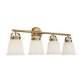 thumbnail image 4 of Kaden 4-Light Bathroom Vanity Light in Warm Brass, 4 of 5