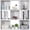 White 9 Cube, variant on FASCK 12 Cube Storage Shelf Organizer Bookshelf with Open Back Closet Cabinet, DIY Plastic Modular Book Shelf for Organizing Closet Bins(Black,12 Cube)