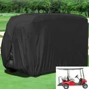 Golf Cart Cover, 4 Passenger Waterproof Golf cart Storage Cover fits for EZ GO Club car and Yamaha