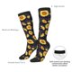 thumbnail image 4 of Balery Royal Blue Plaid Sunflower Calcetines novedosos Calcetines deportivos Calcetines hasta la rodilla Calcetines de algodón Calcetines originales y geniales, 4 of 6