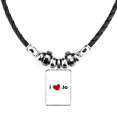 thumbnail image 1 of el presidente de los estados unidos es conocido como biden. collar a mano colgante de cuerda de cuero Unbranded M, 1 of 3