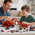 thumbnail image 4 of Robot dragón 5 en 1 de juguete de construcción HOGOKIDS con 354 piezas para niños de 8 a 12 años, 4 of 9