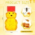 thumbnail image 2 of 192 Pack 8 Ounce Plastic Bear Honey Bottle Jars, Honey Squeeze Bottle Empty with Lid for Storing and Dispensing, Red, 2 of 7