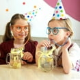 thumbnail image 6 of 2Pcs Funny straw Glasses Flexible Drinking Straw Novelty Eyeglass Frame Bar Accessories for Birthdays,Party Straws,Bridal Showers, 6 of 10