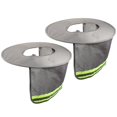 thumbnail image 4 of LEEYNEER 2pcs Wide Brim Hard Hat Covers Construction Helmet Sun Shade Neck Protector Visor, 4 of 8