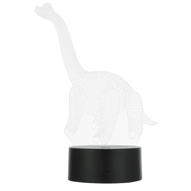 GOOHOCHY Luz LED de escritorio con temática de dinosaurio 3D para fiesta, luz nocturna para el hogar, luz táctil