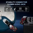 thumbnail image 4 of EX GEAR Professional Wireless Guitar System, 20 Channels, <1.5ms Ultra-Low Latency, 164ft Range, 270&deg; Rotating Plug, Re, 4 of 8