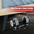 thumbnail image 4 of Costway 5-in-1 25Lbs Weight Adjustable Dumbbell W/Anti-Slip Fast Adjust Turning Handle, 4 of 10
