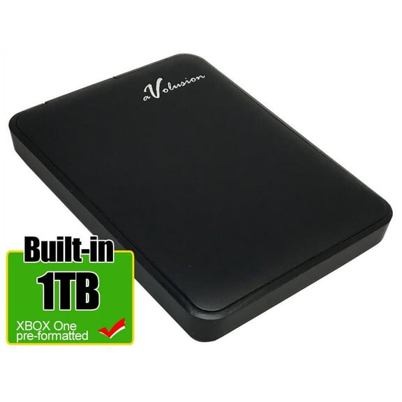 Avolusion 1TB USB 3.0 Portable External XBOX One Hard Drive (XBOX One Pre-Formatted) HD250U3-Z1 - 2 Year Warranty