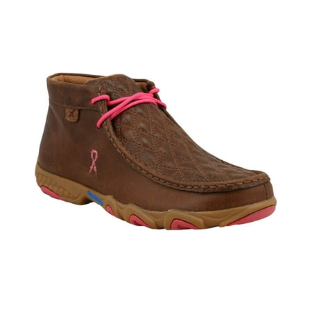 

Twisted X Women s Chukka Driving Shoes Moc Toe Brown 8 M
