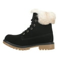 thumbnail image 3 of Lugz Womens Rucker Hi Faux Fur Lace Up Casual Ankle Boots, 3 of 5