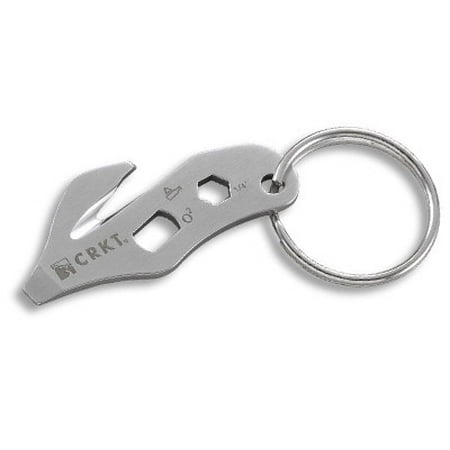 CRKT K.E.R.T. 2055 (KEYRING. EMERGENCY. RESCUE. TOOL) with Belt Cutter and Oxygen Tank Wrench and Screwdriver and (Best Keyring Multi Tool)