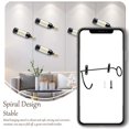 thumbnail image 3 of 6Pcs Wall Mounted Wine Storage Rack Display Stand Holder Bottles Decoration Ornament Countertop Bar Farmhouse Tool, 3 of 8