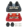 thumbnail image 2 of QIFEI 2PCS Dual Stud Bus Bar 12-48V Power Distribution Block Holder for Car Boat, 2 of 10