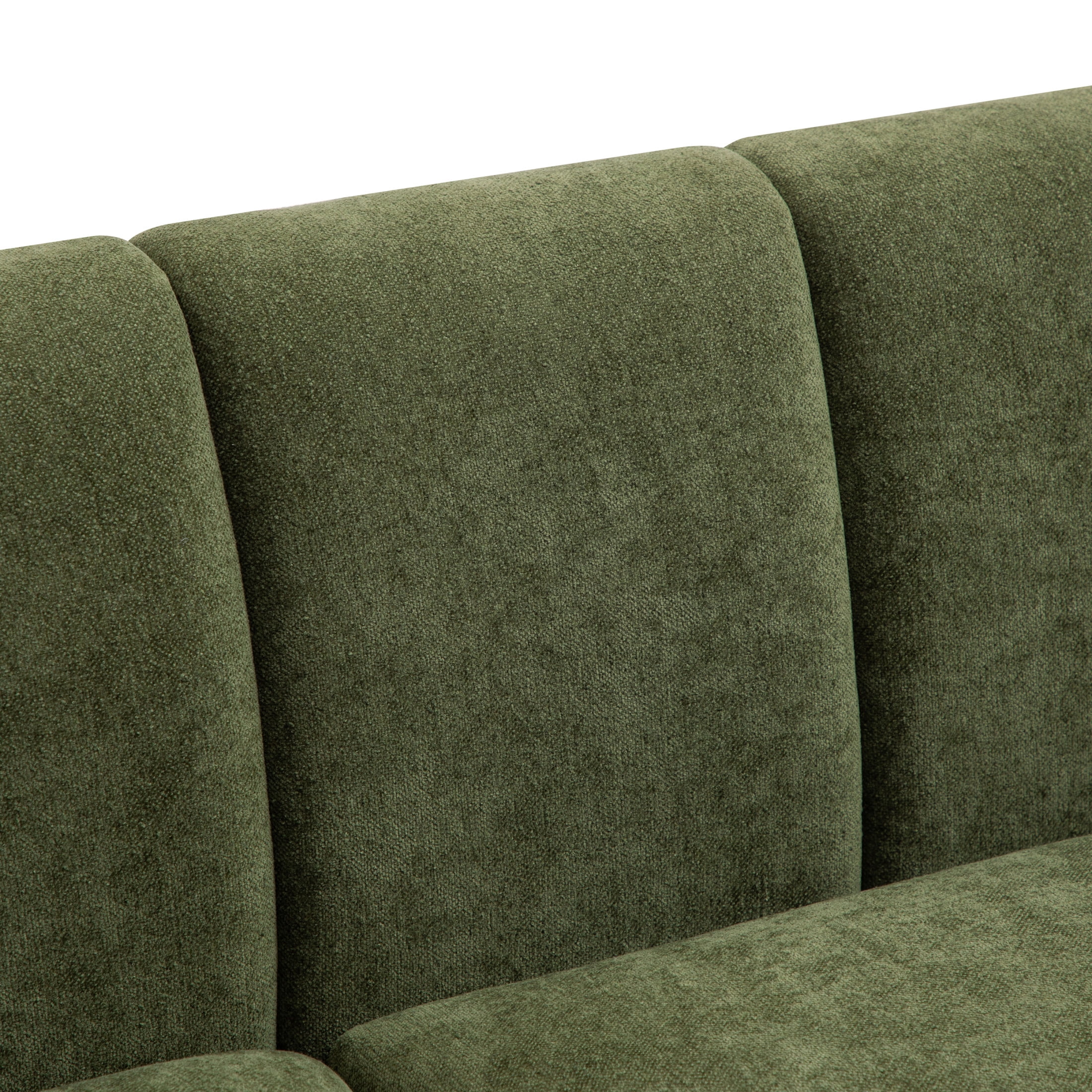 Christopher Knight Home 78.7" Chenille Loveseat Sofa, Modern Upholstered Couch with Square Arms, Green