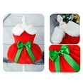 thumbnail image 5 of Puppy Dresses For Small Dogs Santa Dog Christmas Outfit Thermal Pet Clothes Dog Apparel, 5 of 5