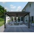 thumbnail image 3 of Sojag Fontana Black Aluminum Frame 10 x 12 ft Pergola, 3 of 12