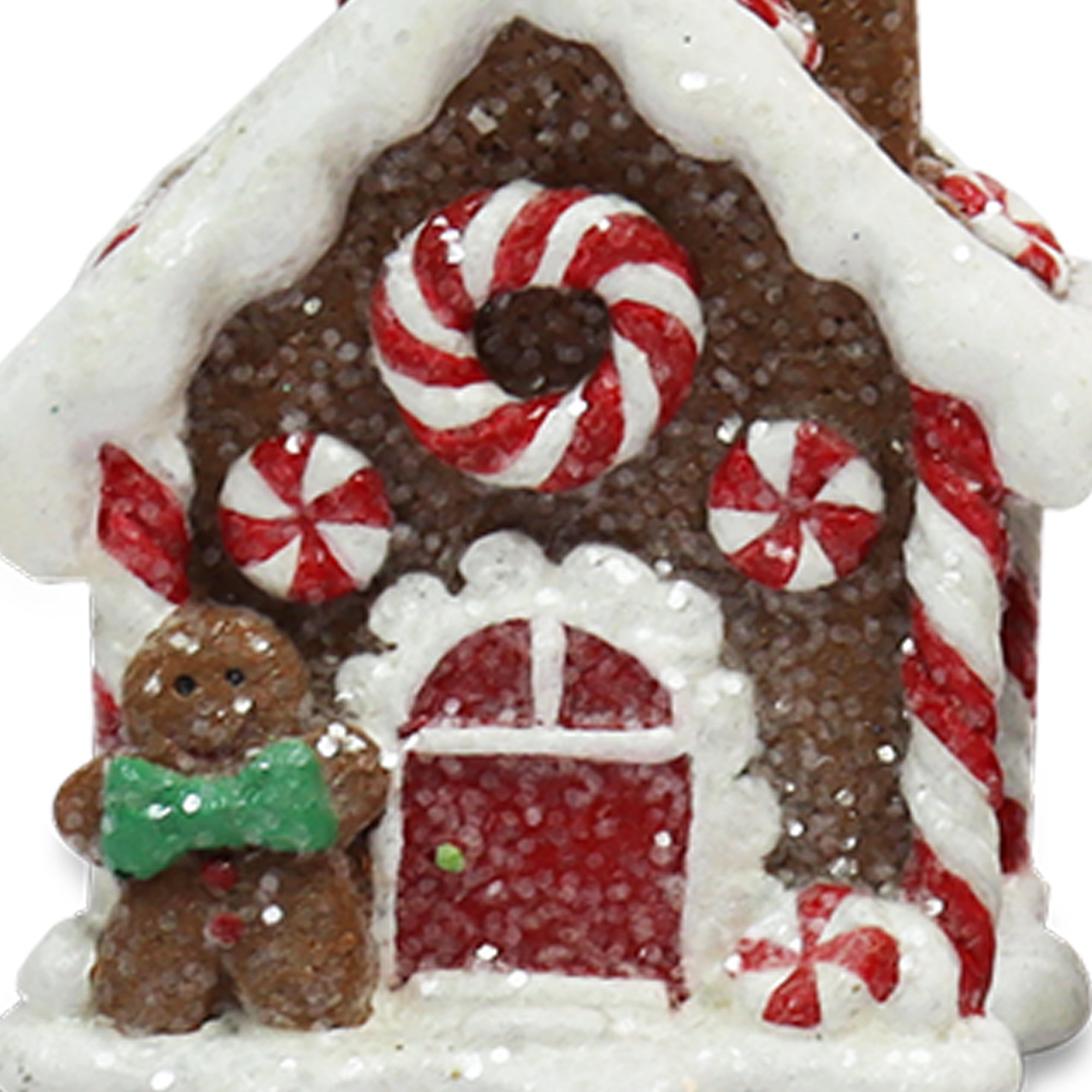 Gingerbread Openstock Oranments with Gingerman, Santa, Snowman, and Tree, by 3''H, by Holiday Time