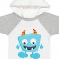 thumbnail image 4 of Inktastic Cute Monster, Blue Monster, Funny Monster, Horns Boys or Girls Baby Bodysuit, 4 of 5
