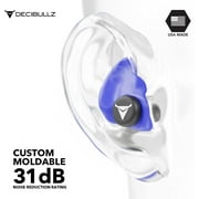 Decibullz Custom Molded Earplugs Pro Pack, One Size - Blue Bundle