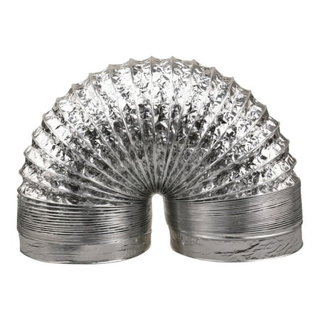 

Zehuanyu 1 Pc 2m Thicken Aluminum Foil Duct Hose Flex Air Intake Pipe Ventilation Fan Exhaust Vent Hose for HVAC Ventilation 150mm Diameter (Silver)