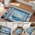thumbnail image 5 of Window On The Ocean Washable Area Rug 2x3 111 Wave Cloud Low-Profile Area Rugs with Non Slip Backing Indoor Floor Carpet for Entrance Living Room Bedroom Home Office, 5 of 9