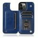 thumbnail image 1 of For IPhone 15 14 13 12 11 Pro Max XR XS Max SE 2022/2020 7 8 Plus Wallet Case With Card Holder, PU Faux Leather Kickstand Card Slots Case, Double Magnetic Clasp And Durable Shockproof Cover, 1 of 5