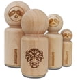 thumbnail image 1 of Fierce Monkey King Head Rubber Stamp for Scrapbooking Crafting Stamping - Small 3/4 Inch, 1 of 7