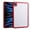 Red, variant on Allytechgroup Clear Case for iPad Air 11 (2024), Slim Lightweight Hard PC Case Anti Yellowing Full Body Protection Shockproof and Anti-Scratch for iPad Air 11-inch M2 2024 (6th Generation), Clear