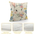 thumbnail image 4 of YINGXI Throw Pillow Covers, Bule Cushion Case Decoration for Sofa Couch 24x24in, 4 of 5